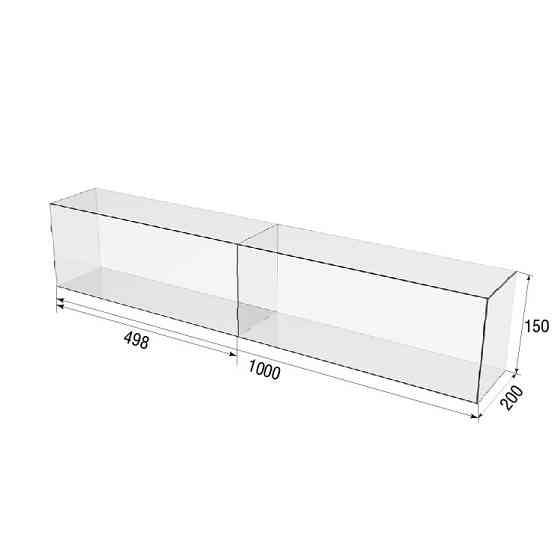 Диспенсер EKOSTAR для канфет, снеков, орехов, сухофруктов 2 ячейки Киев