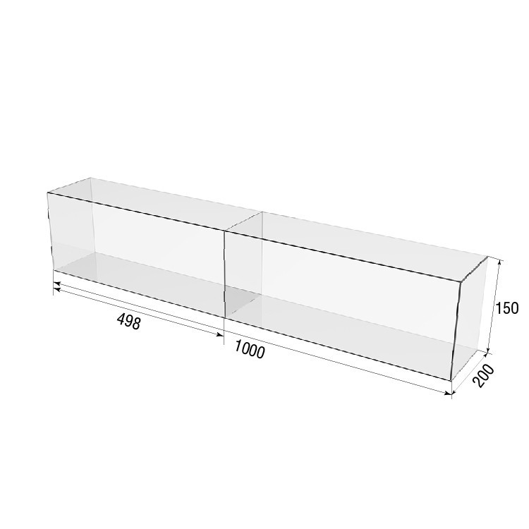 Диспенсер EKOSTAR для цукерок, снеків, горіхів, сухофруктів 2 комірки Київ - фото 3