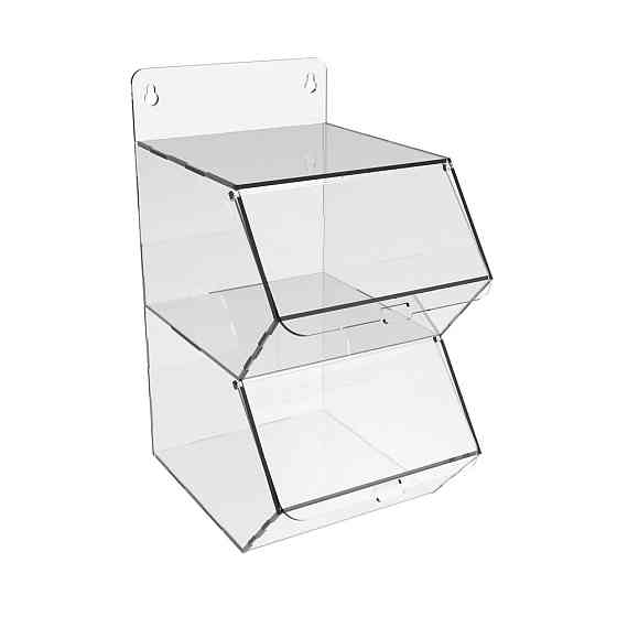 Диспенсер EKOSTAR вертикальный для мармеладов, снеков, орехов 2 ячейки Киев