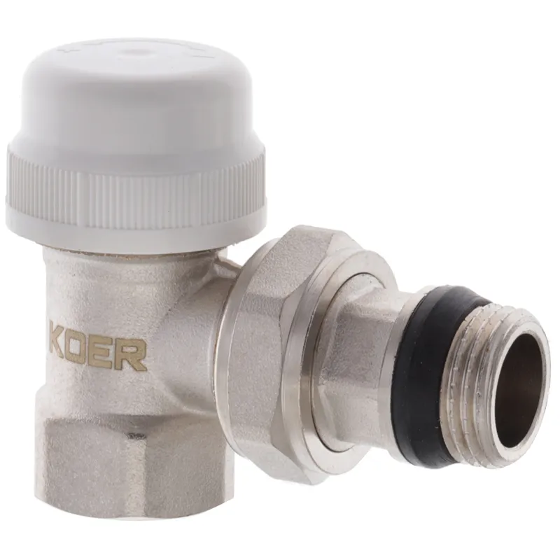 Кран термостатичний кутовий 1/2" Koer KR.921-GI (KR2682) Київ - фото 1