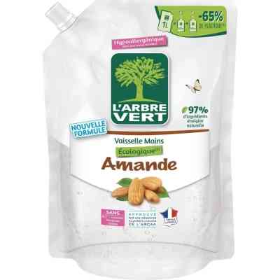 Засіб для ручного миття посуду L&apos;Arbre Vert Мигдаль запасний блок 1 л (3450601047053) Вінниця
