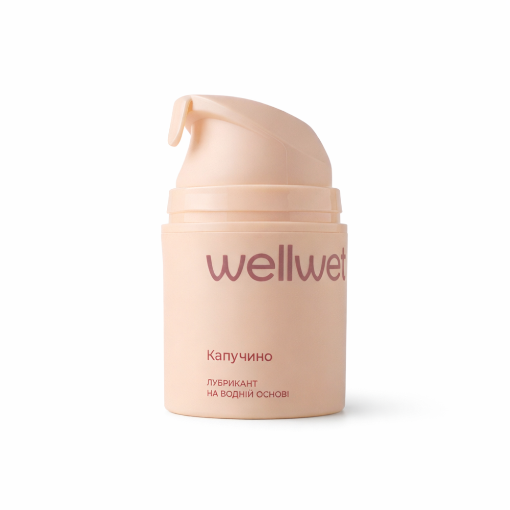 Оральний лубрикант зі смаком Cappuccino WellWet 30 мл Київ - фото 2
