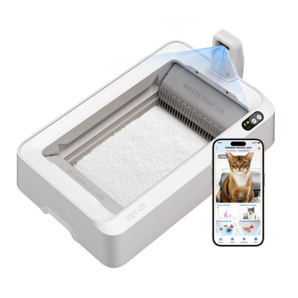 Смарт автоматический лоток PETKIT Purobot Crystal Duo with Camera Киев - изображение 1
