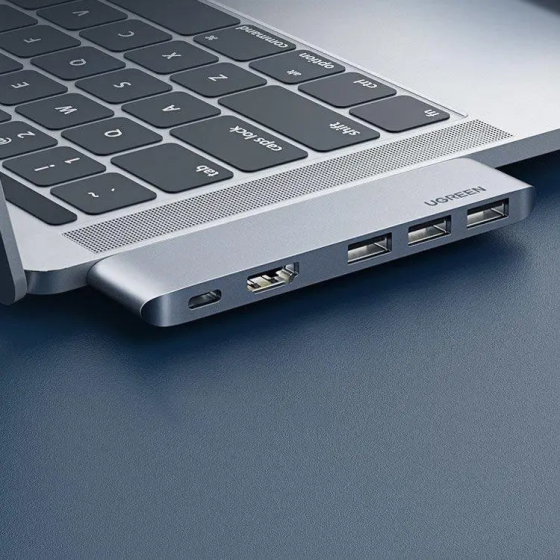 USB-Хаб UGREEN CM251 Dual USB-C To HDMI+3*USB 3.0 A+Type C Female Converter Одесса