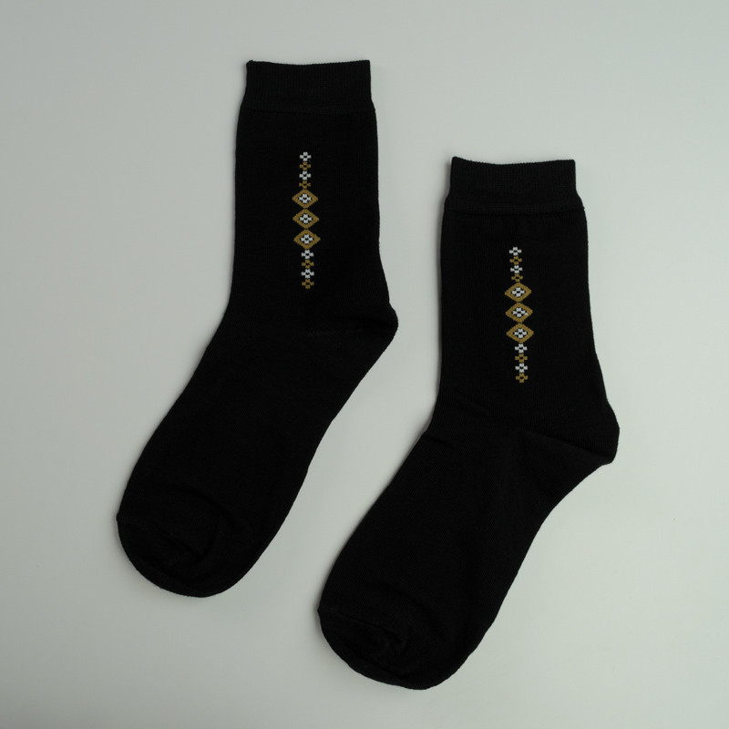 Демісезонні шкарпетки чоловічі класичні GM Textile Високі 41-46 Чорний Суми - фото 1