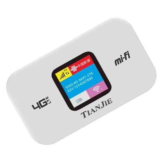 Wi-Fi роутер TIANJIE 4G 150Mbps M800-3-LCD (Білий) Миколаїв