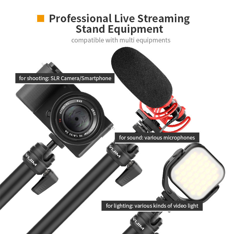 Штатив-тримач Ulanzi Vijim Desktop Flexible Arm/Light Stand(Three-Stages) (UV-2666 LS08) Київ - фото 14