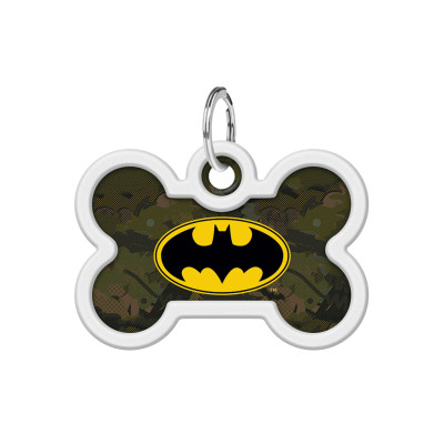 Адресник для тварин WAUDOG Smart ID з QR паспортом "Бетмен зелений" кістка 40х28 мм (0640-1002) Вінниця - фото 2