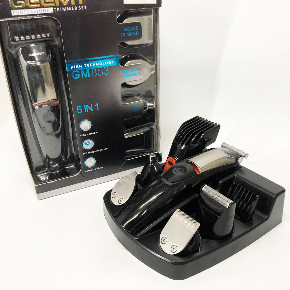 Малошумная машинка для стрижки волос, Многофункциональный триммер для стрижки волос и бороды UF-41 Львов - изображение 20