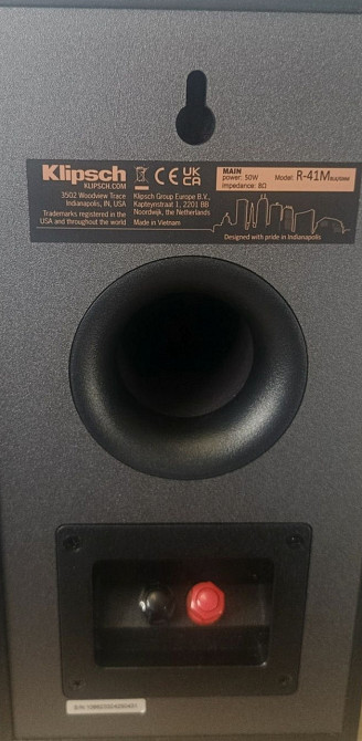 Акустика Колонки:Нова в пакованні!!Klipsch Reference R-41M Black Київ - фото 3