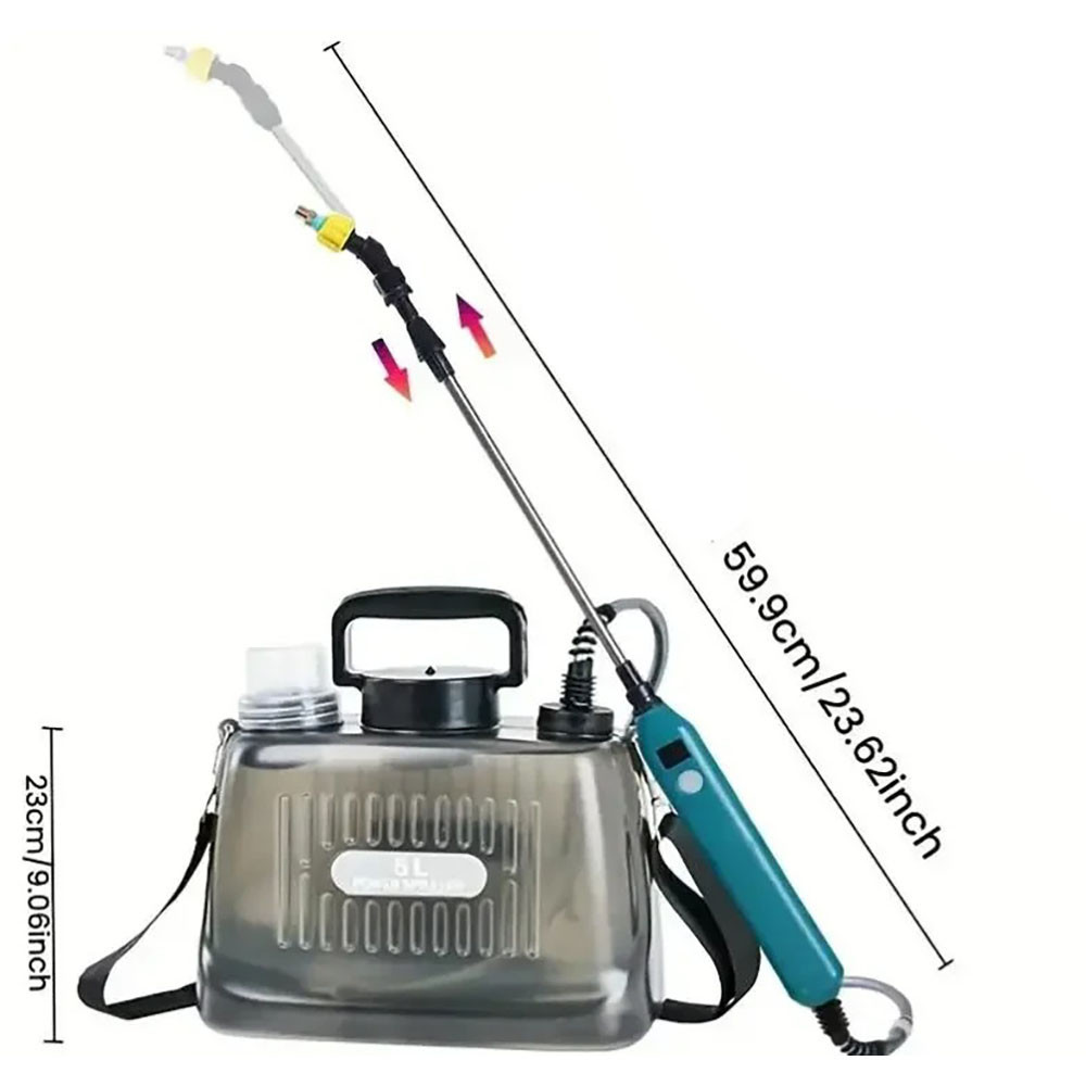 Акумуляторний обприскувач 5л,2000мАч + насадки SBR Київ - фото 8