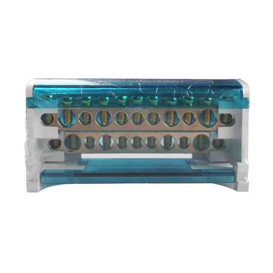 Шина нульова у корпусі (крос-модуль) 2х11, 125A Дніпро