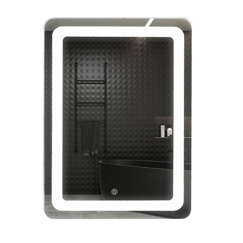 Дзеркало UNIO MRR-04 SQR-RA-S 600 x 800 mm LED FL з сенсором (000027463) Київ - фото 2