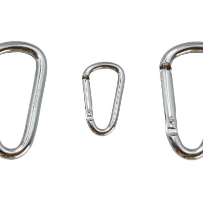 Карабин туристический Tramp Набір 10 шт без муфти 6 cм Silver (UTRA-300-silver) Винница - изображение 2