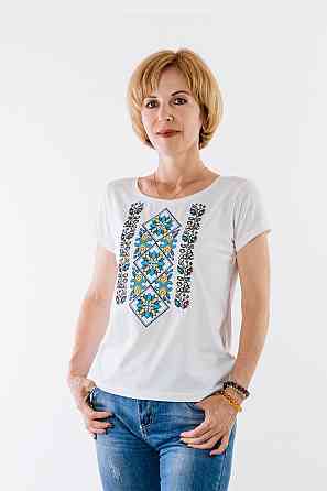 Вишинка-футболка жіноча, біла 50 Київ