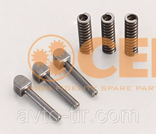 РЕМОНТНИЙ КОМПЛЕКТ СИНХРОНІЗАТОРА (3 МОЛОНОК+3 ПРУЖИНКИ) 74226445452843 Луцьк - фото 1