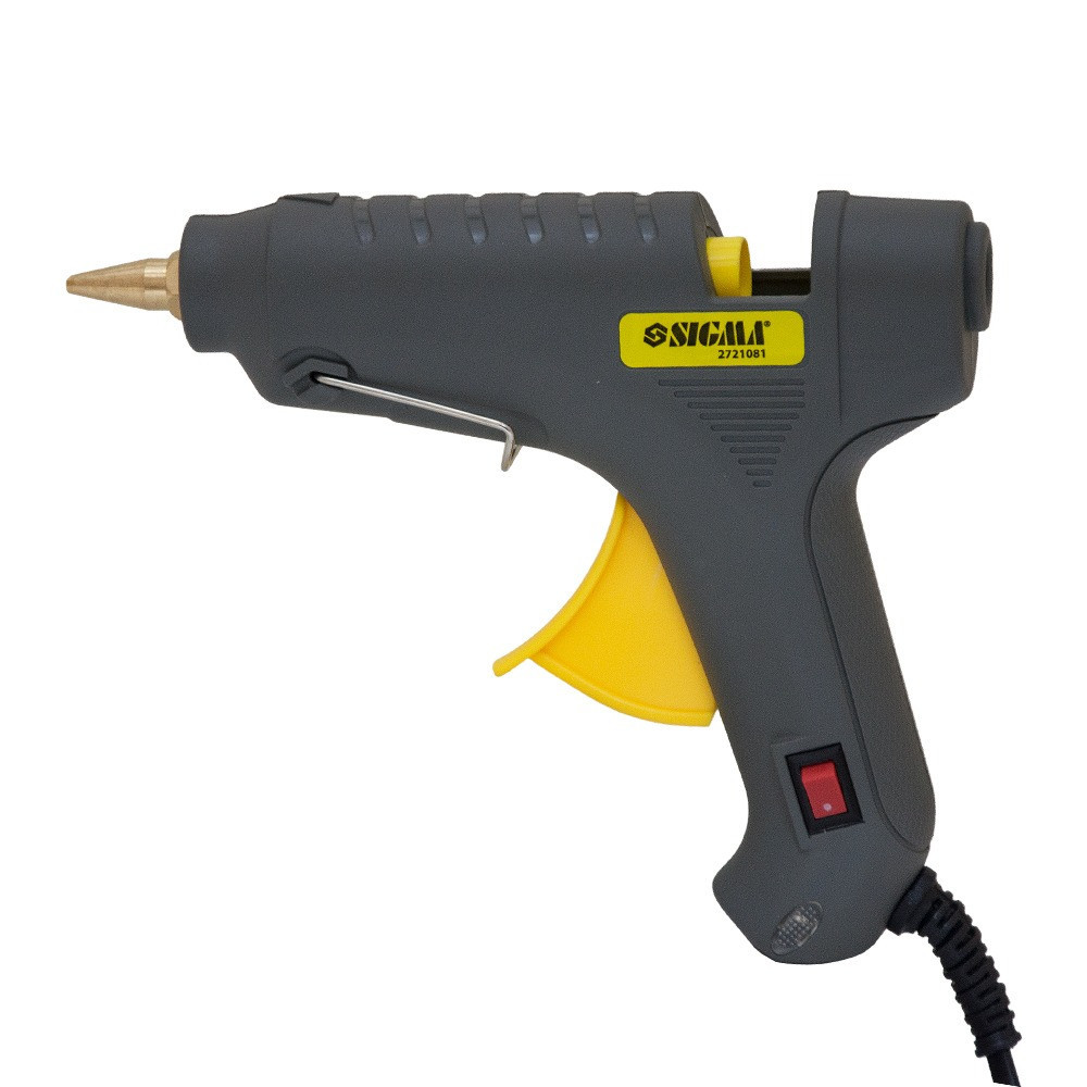 Пістолет термоклейовий з вимикачем Ø 11.2 мм 60 (100) Вт SIGMA (2721081) Київ - фото 1