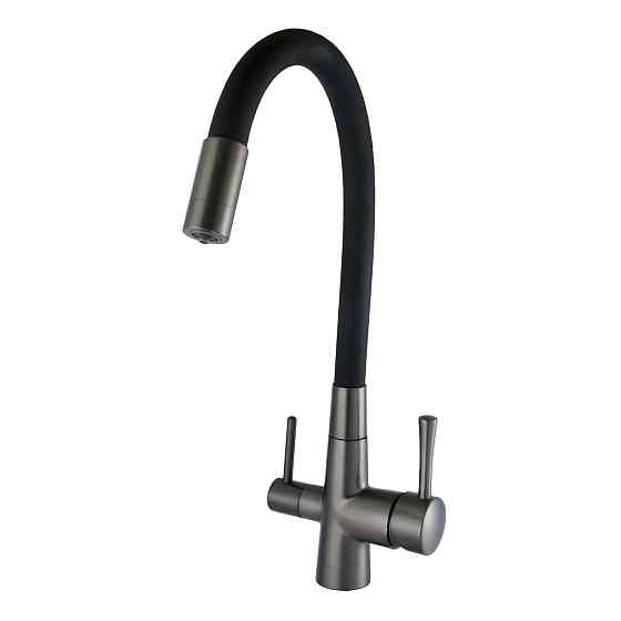 Змішувач для кухні під осмос Globus Lux LAZER GLLR-0903-11-GRAPHITE Київ