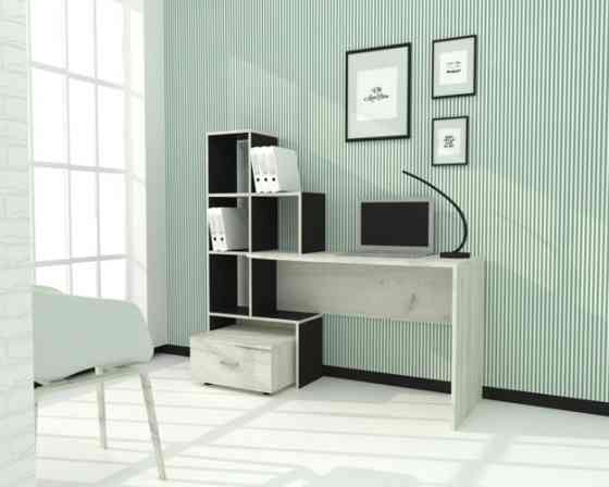 Стіл письмовий СП-1 №2, Дуб Крафт Білий/Венге Магія, 1500/550/1500Дуб Львів