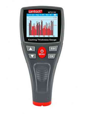 Товщиномір для авто Fe/nFe, 0-1500 мкм WINTACT WT2110 Одеса