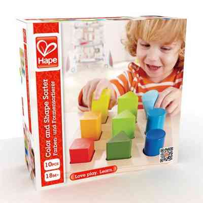 Розвиваюча іграшка Hape дерев&apos;яний сортер Фігури та розміри (E0426) Вінниця
