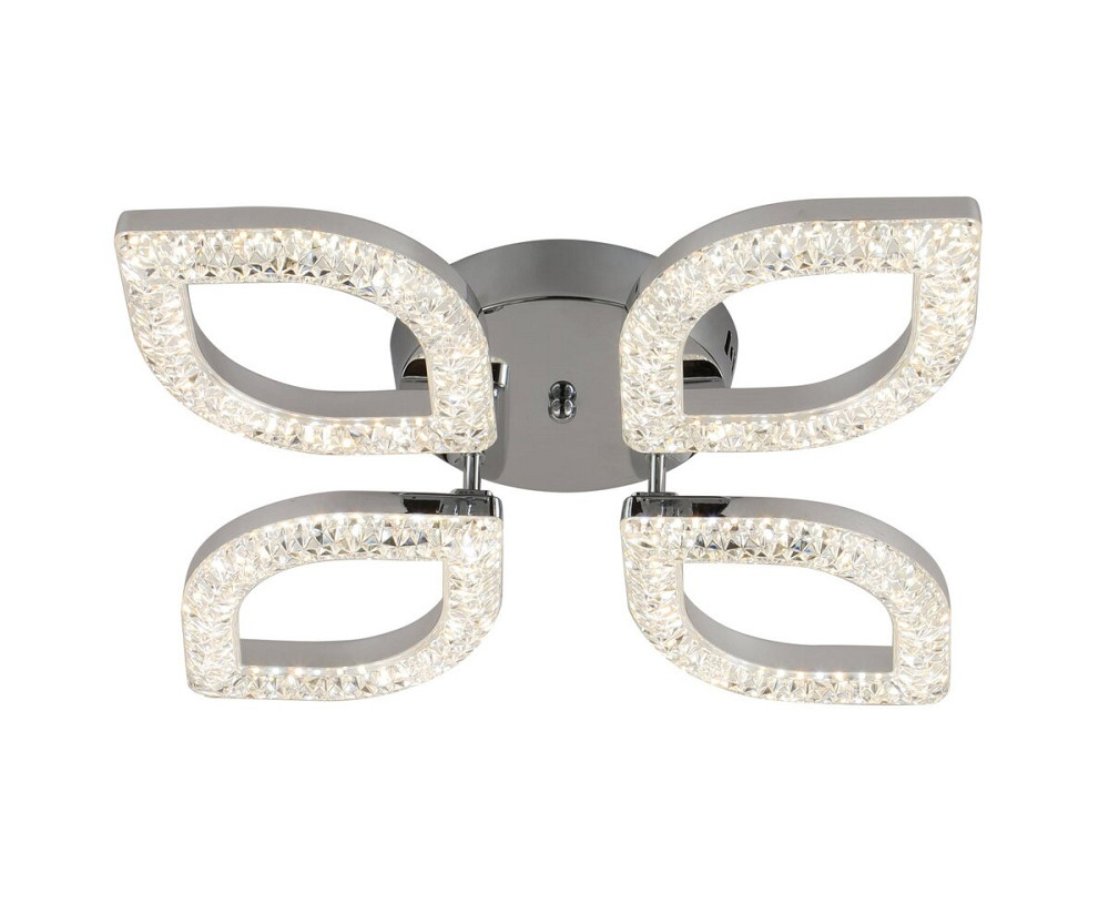 SIRIUS Люстра світлодіодна акрилова Sirius 2721/4 CR 40W*2 Коломия - фото 1