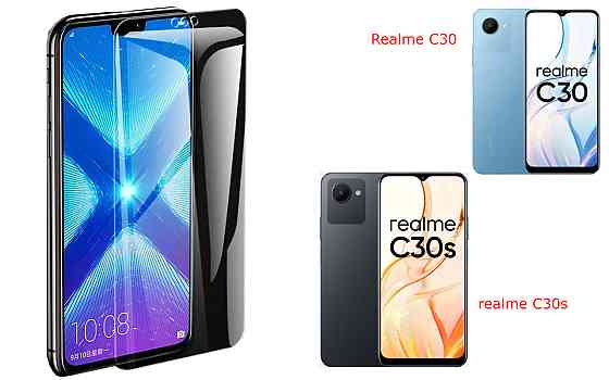 Защитное стекло NeoGlass для Realme C30, realme C30s – ультрапрозрачное и устойчивое Киев