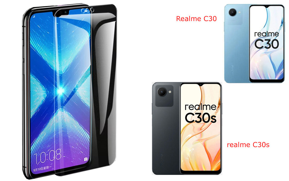 Защитное стекло NeoGlass для Realme C30, realme C30s – ультрапрозрачное и устойчивое Киев - изображение 2