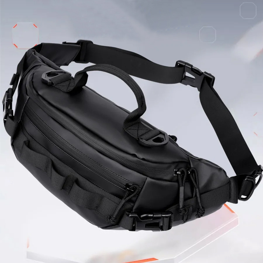 Борсетка сумка на пояс, Универсальная поясная сумка, Элегантная мужская бананка на пояс JU-63 Ивано-Франковск - изображение 8