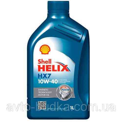 Мастило моторне напівсинтетичне SHELL HELIX HX7 10W40 1L Київ