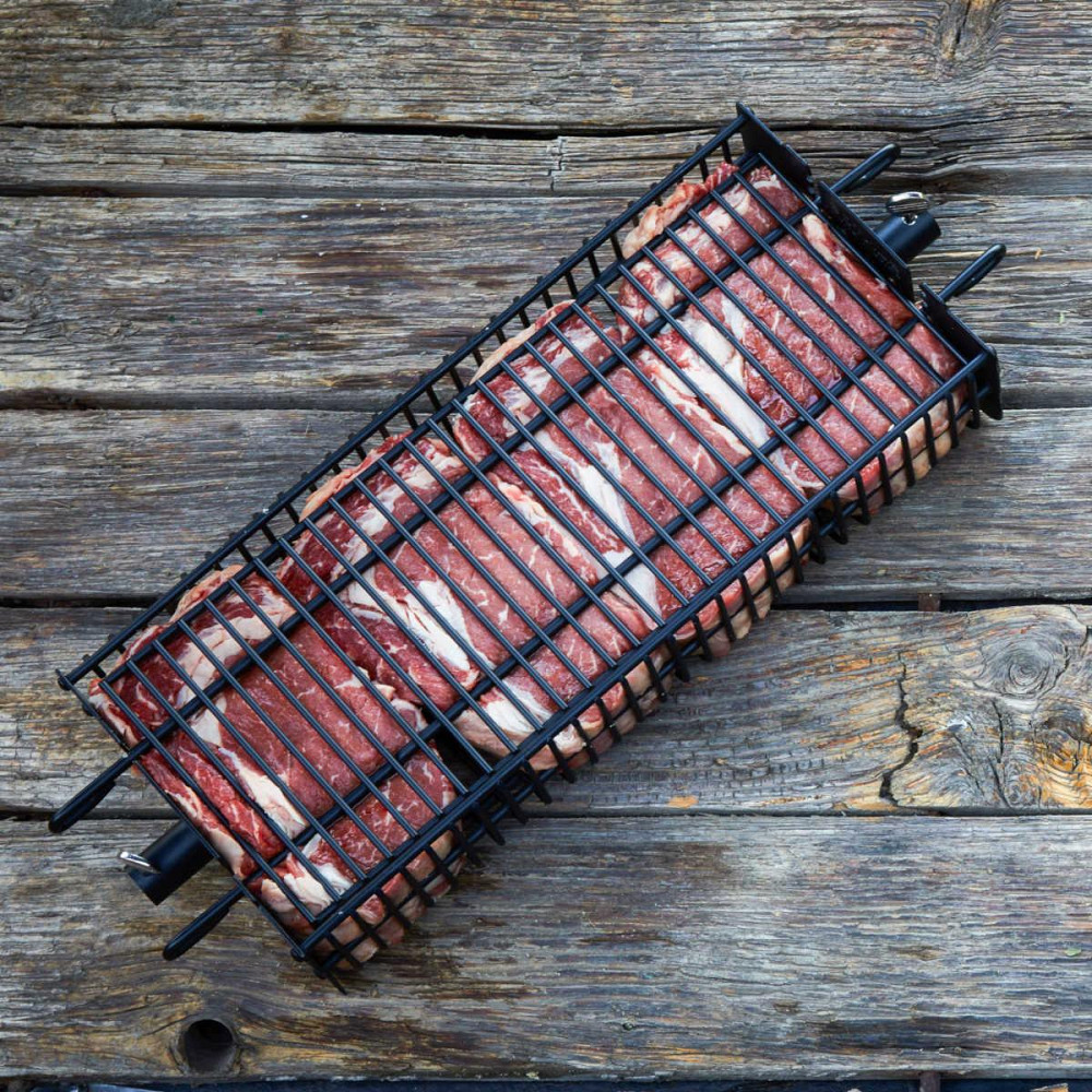 Кошик для рожна (вертелу) SANTOS, для гриля, квадратна, чорна, антипригарна 897528 Код: 010973 Рівне - фото 5