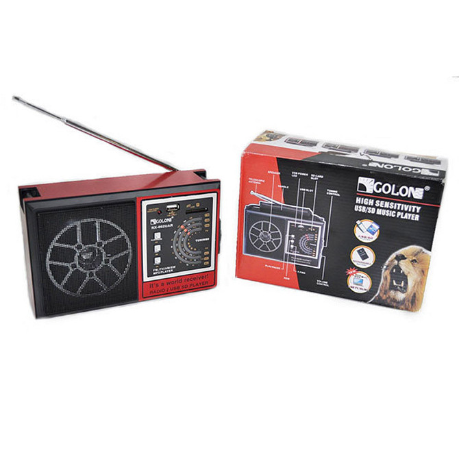Радіоприймач GOLON-RX 006/ 0816 USB+SD (16 шт) Київ - фото 2