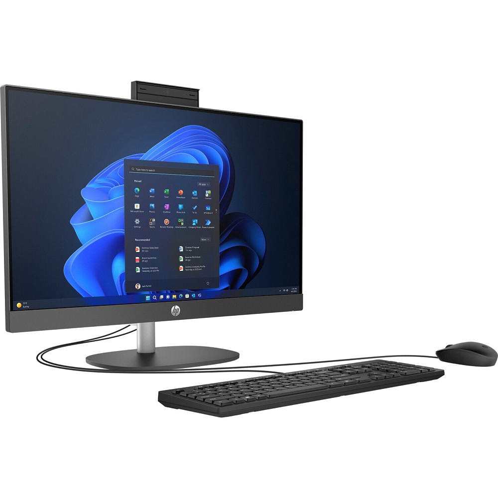 Моноблок 23.8'' HP ProOne 240 G10 i3-N300/8Gb/SSD512Gb/K&M/Cam/WiFi/DOS/Iron Gray Винница - изображение 2