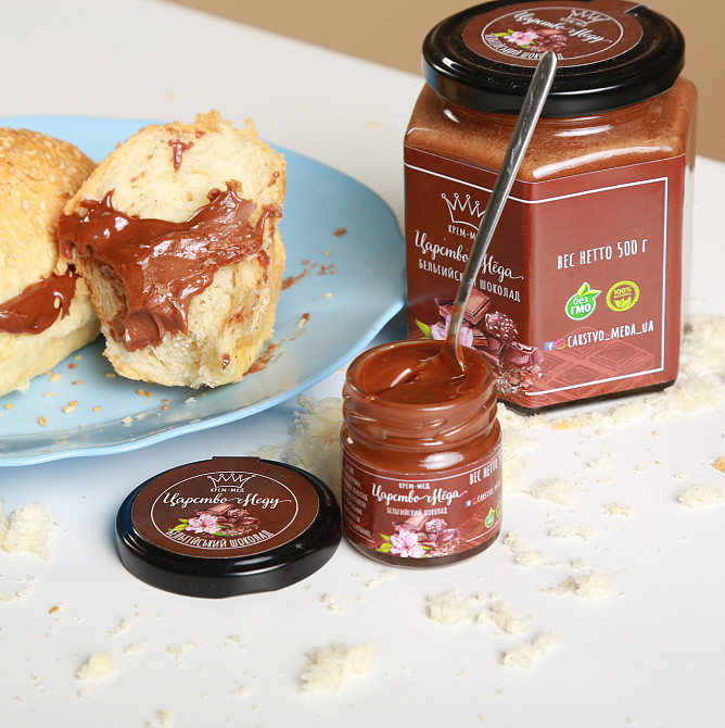 Шоколадний крем мед Взбитий шоколадний мед 130 грамів Одеса - фото 9