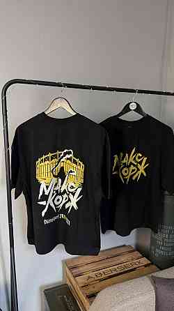 Оверсайз футболка «Макс Корж Düsseldorf 26.06.2026», чорна, концертна, преміум Чернівці