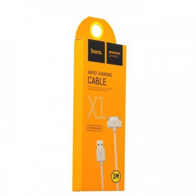 Кабель USB Hoco X1 Charging Cable 30-pin (White) 1m Полтава - фото 1