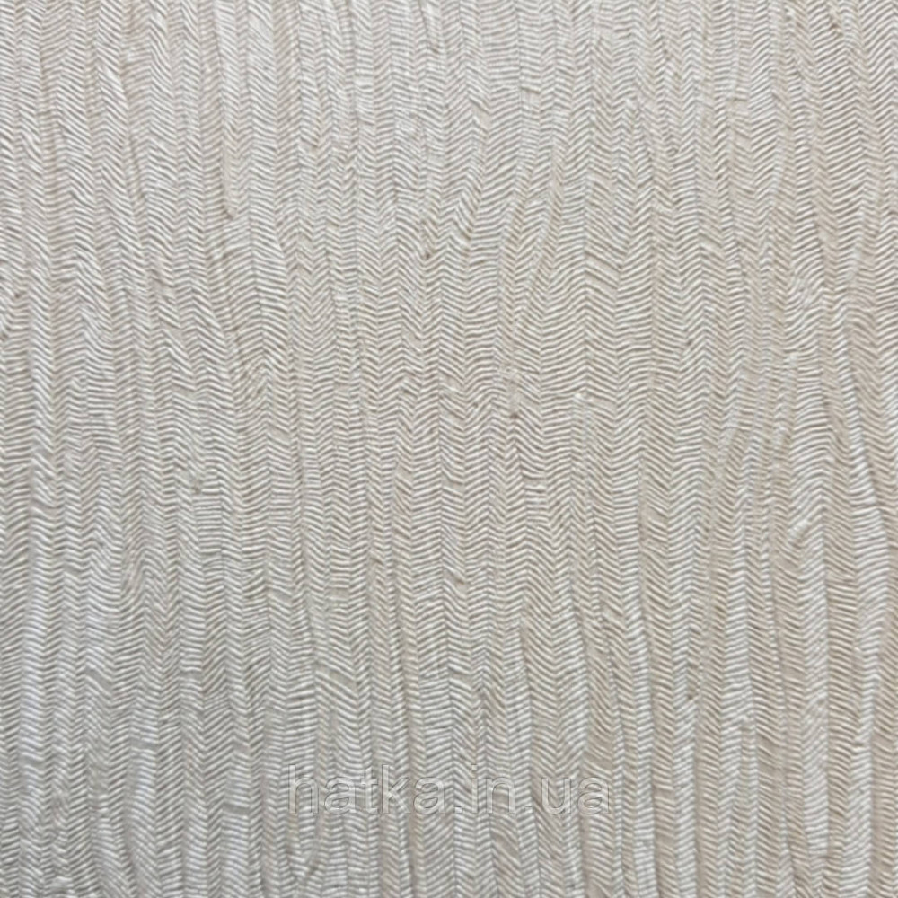 Шпалери вінілові на флізелін Marburg City glam метрові однотонні структурні хвиляста смужка молочні Київ - фото 3