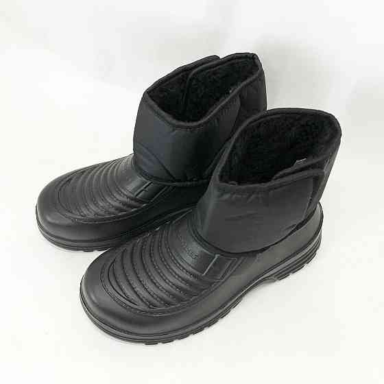 Чоботи чоловічі утеплені короткі, Зручне чоловіче взуття легке, Міцне взуття для чоловіків EV-44 Львів