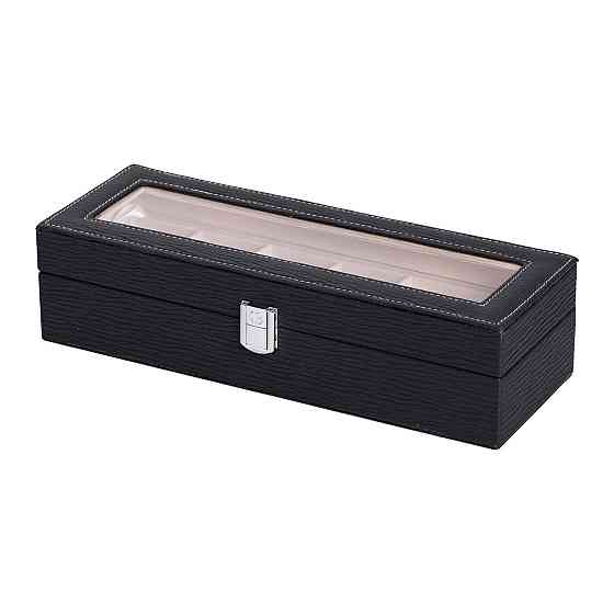 Шкатулка для украшений из эко кожи 31×11×8 см органайзер для ювелирных изделий HP-5-5B Киев