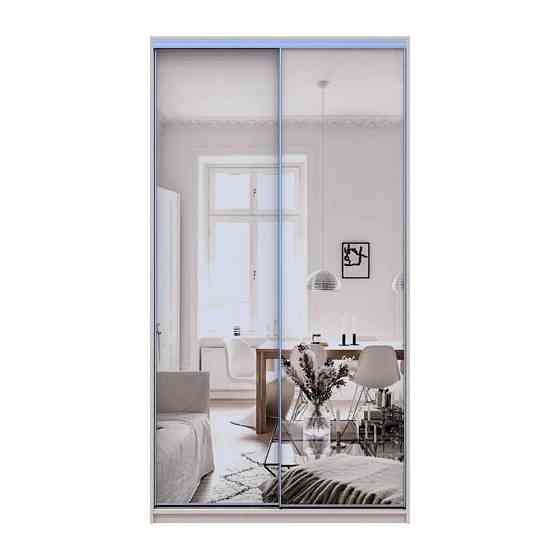 Шафа-купе Doros Сіті Лайт Кашемір 2 дзеркала 120х60х225 (80736341) Львів