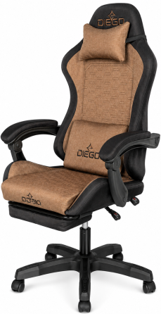 Кресло геймерское DIEGO Fabric X Brown Киев