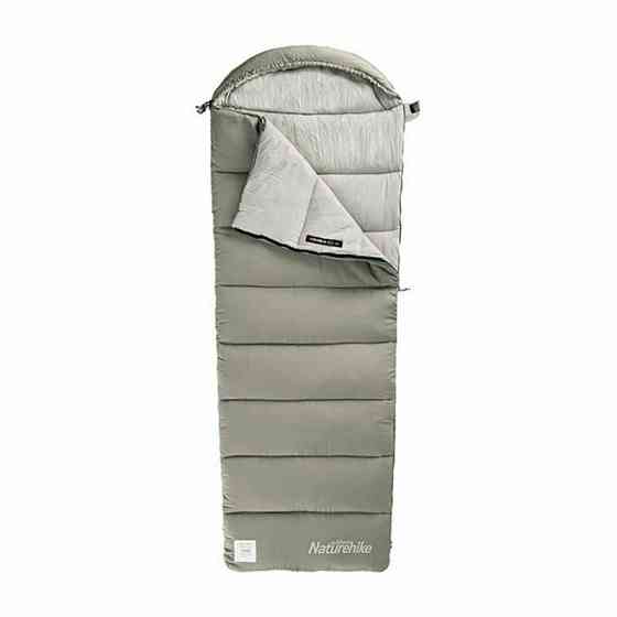 Спальник з капюшоном Naturehike M400 NH20MSD02, down cotton, зелений Київ
