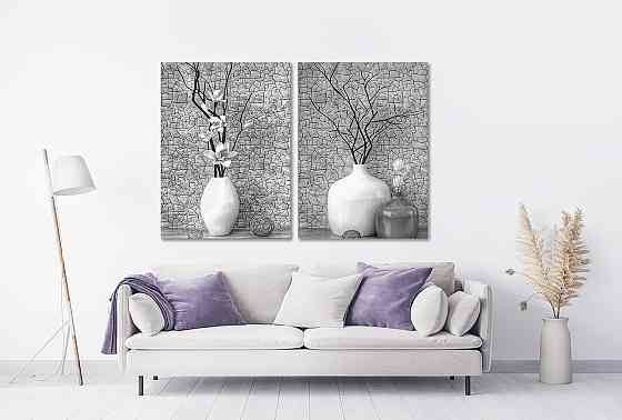 Модульная картина в гостиную / спальню Квіти у вазі TLV-2_009 120х170  см Киев