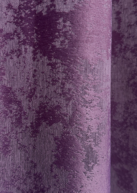 Комплект штор на люверсах VR-Textil Жакард Sultan YL № 1547ш Філетовий 150х250 см 2 шт (37-0255) Київ - фото 9