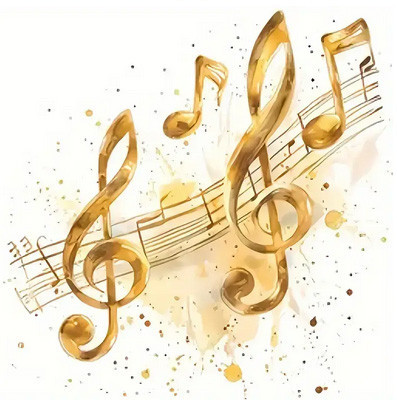 Наклейка термо декоративная для одежды Ноты Киев - изображение 1