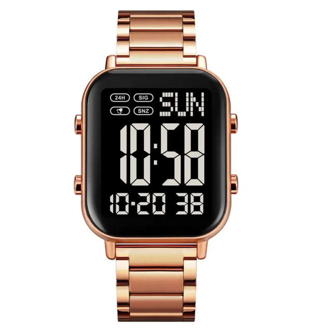 Мужские наручные часы Skmei 2259 (розовое золото с черным) Винница - изображение 2