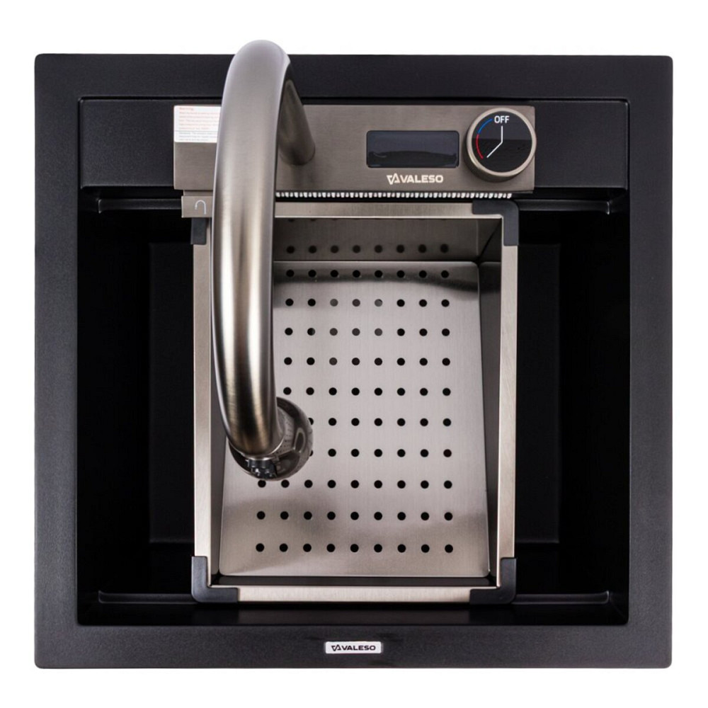 VALESO Гранітна мийка VALESO 5149 VIVA (чорна) Киев - изображение 1