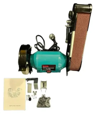 Точило BOXER BX-402, дисково-стрічкове, 1500 Вт, 2950 об/хв, Польща Львів