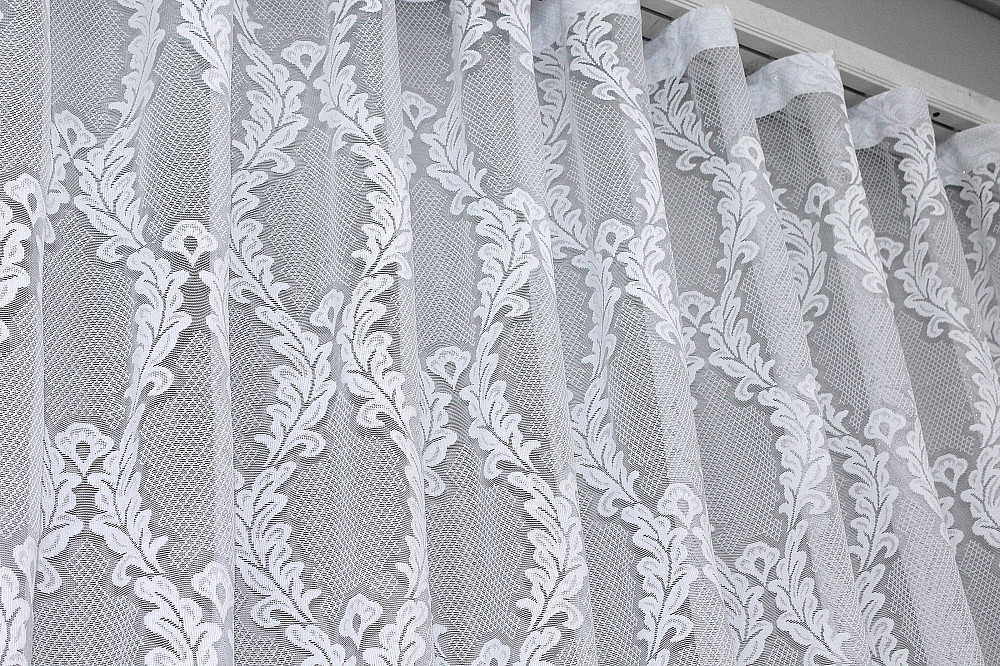 Тюль VR-Textil 716т Жакард Білий 300х270 см (40-980) Київ - фото 5