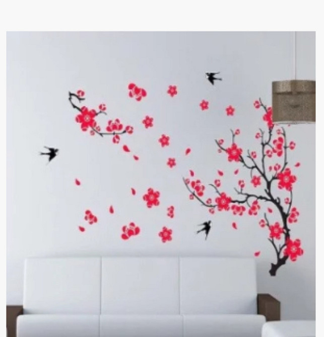 Наклейка на стіну декоративна Сакура Київ - фото 3
